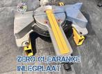 Zero clearance inzetstuk voor DeWalt afkortzaag, Ophalen of Verzenden, Nieuw