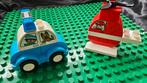 Duplo brandweerhelikopter en politiewagen 10957, Ophalen of Verzenden, Gebruikt, Duplo