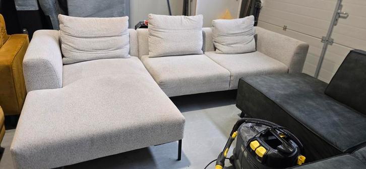 Montel Sava Teddy Hoekbank - Gebruikt, Huis en Inrichting, Banken | Sofa's en Chaises Longues, Ophalen of Verzenden