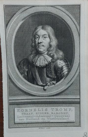 5 / Portret van Kornelis Tromp door J. Wagenaar beschikbaar voor biedingen