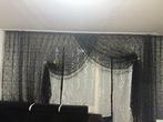 Grote Gordijnen - 5m x 2.5m, Huis en Inrichting, Stoffering | Gordijnen en Lamellen, Ophalen, Gebruikt, Zwart, 200 cm of meer