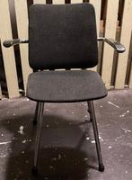 Gispen-achtige stoel, Huis en Inrichting, Stoelen, Ophalen, Gebruikt, Metaal, Zwart