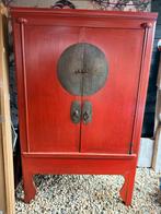 Antieke Chinese Bruidskast in “Dynasty Red”, Antiek en Kunst, Antiek | Meubels | Kasten, Ophalen