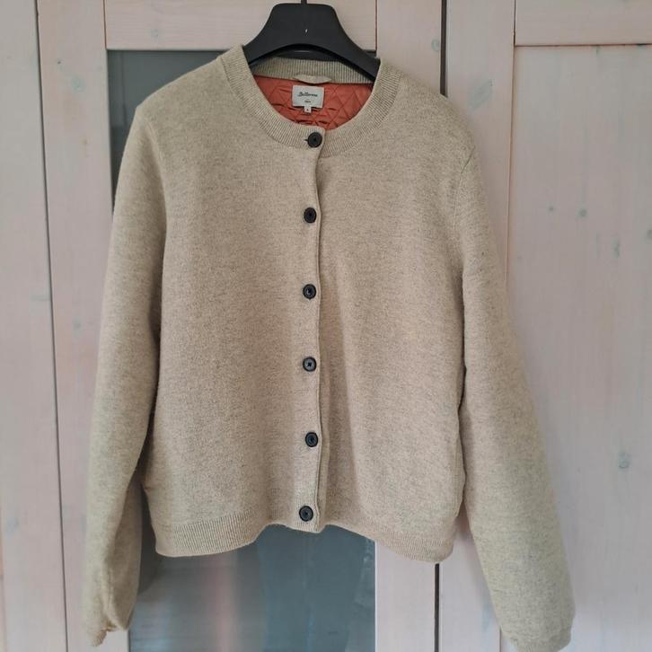 Heerlijk gevoerd  vest van Bellerose, maat 4, Kleding | Dames, Truien en Vesten, Gedragen, Maat 38/40 (M), Beige, Verzenden