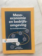 Meso-economie en bedrijfsomgeving, Ad marijs en Wim Hulleman, Ophalen of Verzenden, Zo goed als nieuw, Economie en Marketing