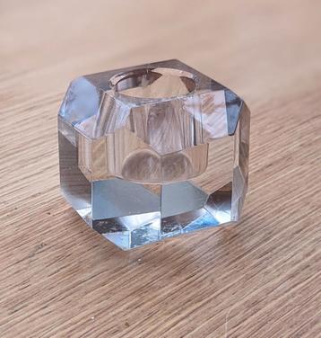 Gratis: Glazen kaarsenhouder