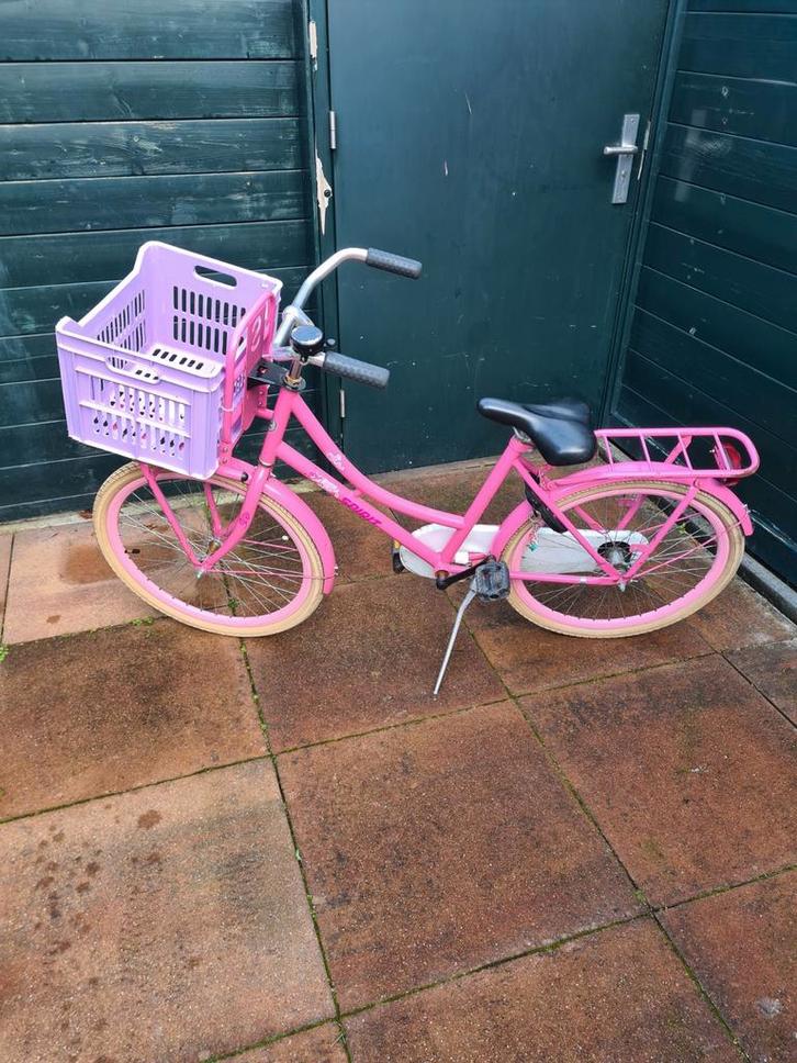 Meidenfiets roze spirit 24 inch, Fietsen en Brommers, Fietsen | Meisjes, Gebruikt, 24 inch, Ophalen