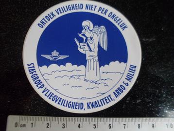 sticker stafgroep vliegveiligheid kwaliteit arbo & milieu beschikbaar voor biedingen