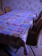 Tafelkleed met cup-cakes maat 140cm x 235cm hand-made, Ophalen of Verzenden, Zo goed als nieuw, Rechthoek, Binnen