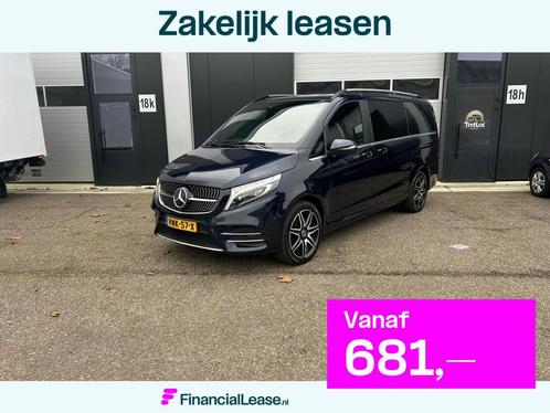 Mercedes-Benz V-klasse 300d Lang DC amg avantgarde v300, Auto's, Bestelauto's, Bedrijf, Lease, Financial lease, 360° camera, ABS
