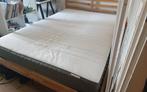 IKEA Tarva met Matrass, Ophalen, Wit, Tweepersoons, 140 cm