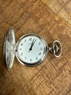 Te koop mooi Zilverkleurig Zakhorloge van favor, Sieraden, Tassen en Uiterlijk, Horloges | Heren, Zakhorloge, Gebruikt, Staal