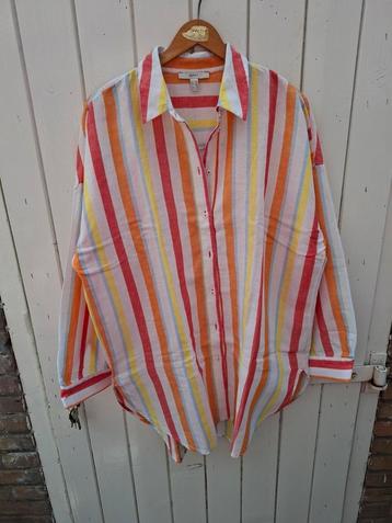 Esprit kleurrijke blouse/tuniek,  mt.40, linnen/katoen,  €25 beschikbaar voor biedingen