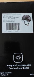 Helm (merk Vito) voor snorfiets en brommer, Fietsen en Brommers, M, Zo goed als nieuw, Heer of Dame, Ophalen