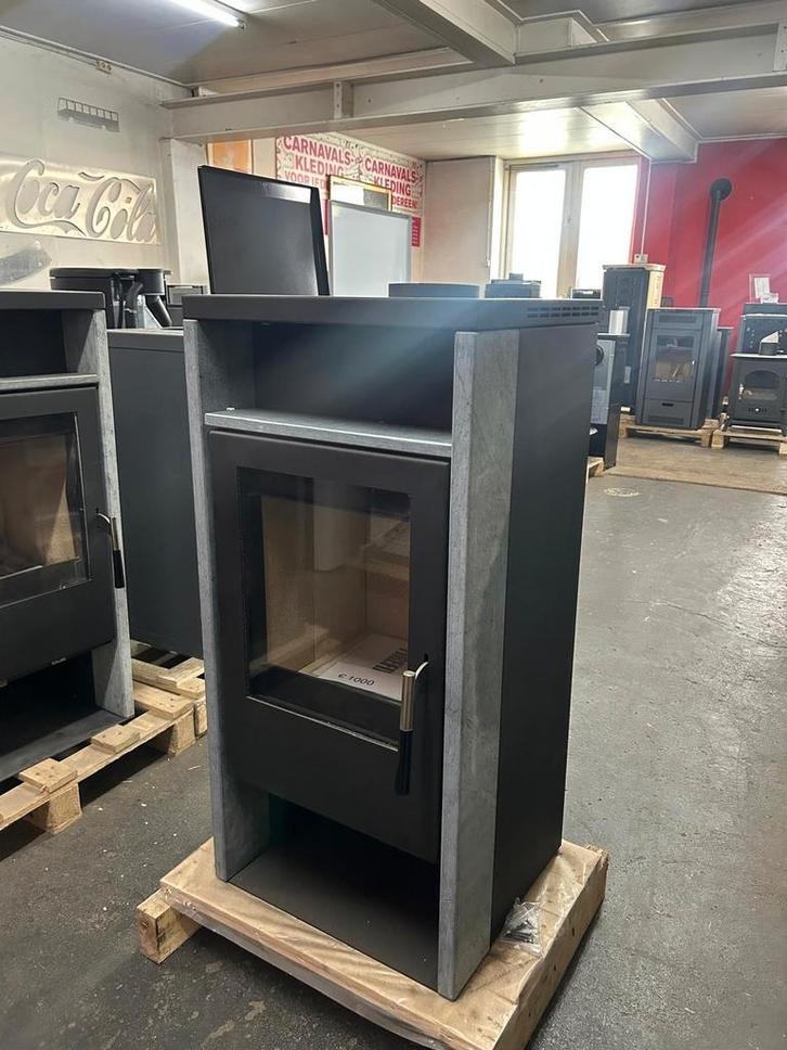 Nieuwe speksteenkachel kronos firefix 6.2 kw aanbieding, Huis en Inrichting, Kachels, Nieuw, Vrijstaand, Houtkachel, Hout, Ophalen of Verzenden