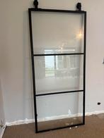 Stalen schuifdeur, Ophalen, Binnendeur, Zo goed als nieuw, Schuifdeur