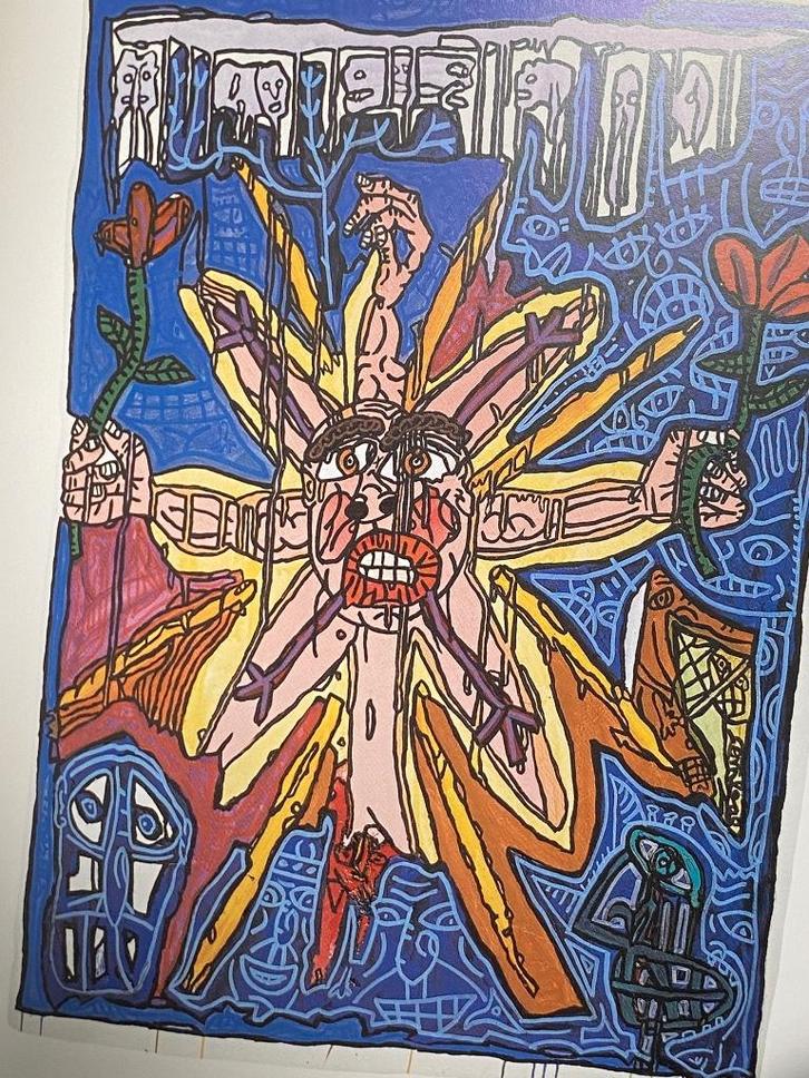 Robert Combas - (schilder en beeldhouwer) 1998, Boeken, Kunst en Cultuur | Beeldend, Zo goed als nieuw, Schilder- en Tekenkunst