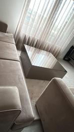 Salon tafel + hangkast met openhaard, Huis en Inrichting, 100 tot 150 cm, Ophalen of Verzenden, Zo goed als nieuw, 25 tot 50 cm