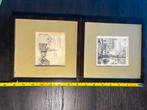 Eindhoven stratumseind en -watermolen, Antiek en Kunst, Kunst | Etsen en Gravures, Ophalen of Verzenden