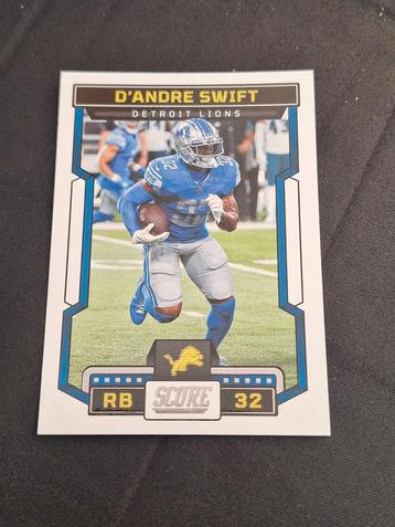  D'Andre Swift #82 2023 Panini Score (Mint) beschikbaar voor biedingen