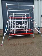 Altrex aluminium rolsteiger 1x gebruikt 1.35x2.45M 8M WH, Doe-het-zelf en Verbouw, Steigers, Ophalen