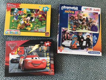 Z.g.a.n. 3 kinderpuzzels beschikbaar voor biedingen