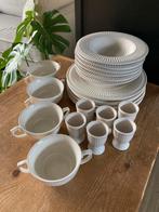 Prachtig servies Siaki porcelain cremewit, Ophalen, Gebruikt, Wedgwood, Porselein