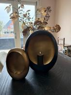 Richmond Interiors Kandelaar Egg, Ophalen, 25 tot 50 cm, Zwart, Zo goed als nieuw