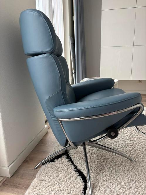 Stressless Draai-relaxfauteuil Rome M, Huis en Inrichting, Fauteuils, Nieuw, Leer, Ophalen