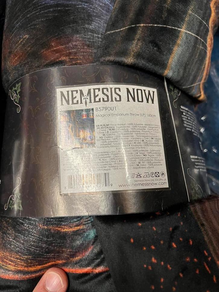 Fleece Dekens Lisa Parker Nemesis Now 140x160 Nieuw, Huis en Inrichting, Woonaccessoires | Plaids en Woondekens, Zo goed als nieuw