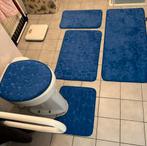 Blauwe Badkamer Garnituur - 5 Delig, Ophalen of Verzenden, Nieuw, Blauw, Badmat