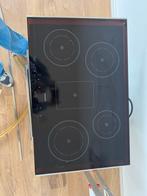 Inbouw inductiekookplaat Siemens 80cm breed, Witgoed en Apparatuur, Ophalen, 4 kookzones, Zo goed als nieuw, Inbouw