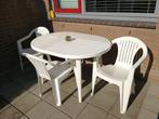 Mooi Tuinset 3 stoelen, Ophalen, Zo goed als nieuw, Kunststof