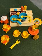 Kinder servies met kookplaatje. Fisher price., Ophalen, Gebruikt, Speelset, Met geluid