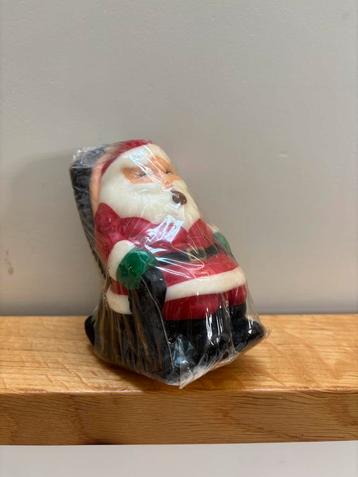 Vintage Kerst Kaars Kerstman Schommelstoel Nieuw beschikbaar voor biedingen