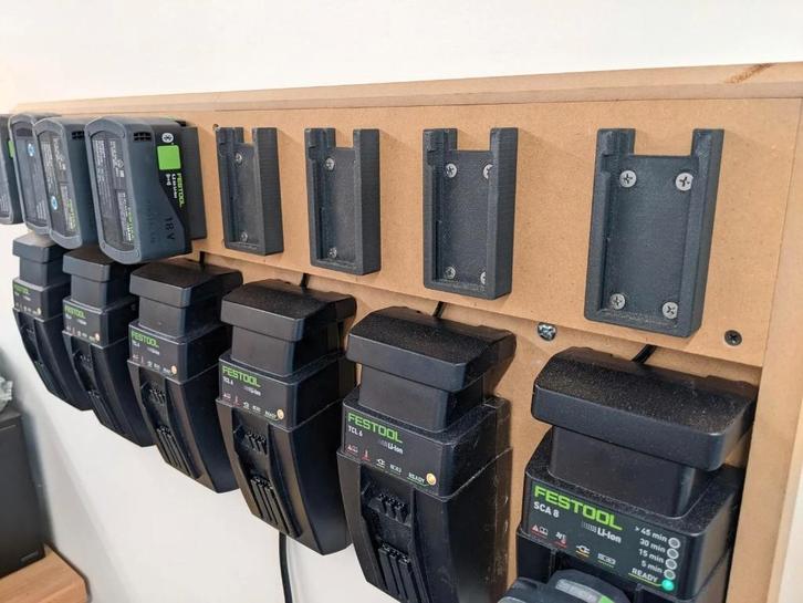 Festool batterij accu houder 18V, Doe-het-zelf en Verbouw, Gereedschap | Machine-onderdelen en Toebehoren, Nieuw, Ophalen of Verzenden