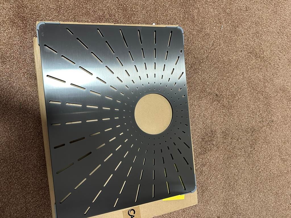 Nieuwe metalen gootsteen mat Gunmetal, Huis en Inrichting, Ophalen, Minder dan 50 cm, Nieuw, Minder dan 100 cm