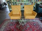 Twee Montis Fauteuils ( Charly's ), Huis en Inrichting, Fauteuils, Minder dan 75 cm, Design, Leer, Ophalen of Verzenden