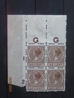 Nico Nederland R 54 Blok van vier Postfris zonder plakker, Ophalen of Verzenden, T/m 1940, Postfris