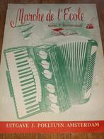 Marche de L'Ecole, accordeon, F. Roosendaal, Ophalen of Verzenden, Gebruikt, Accordeon