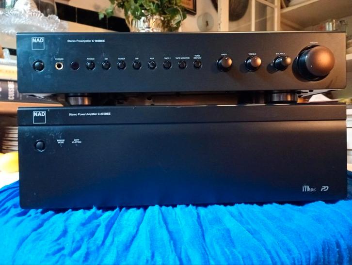 NAD C275BEE & C165BEE Stereo Set, Audio, Tv en Foto, Versterkers en Receivers, Zo goed als nieuw, Stereo, 120 watt of meer, Ophalen of Verzenden