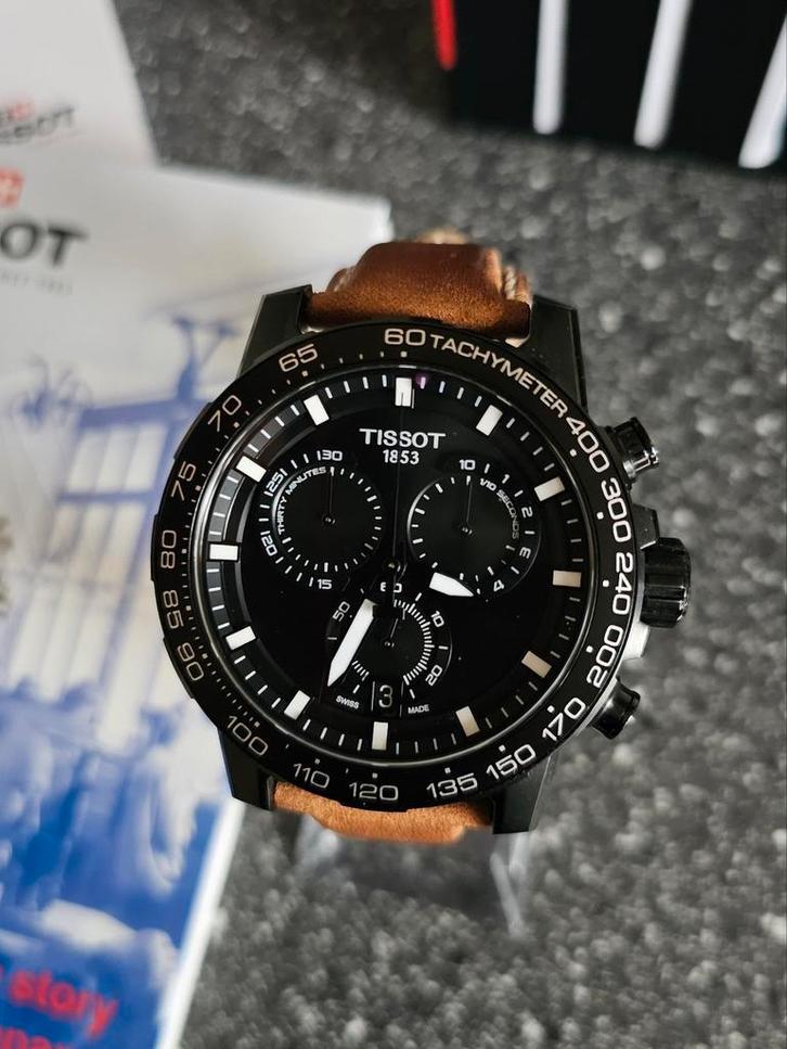 Prachtig Tissot Supersport Chrono 45.5 mm horloge, Sieraden, Tassen en Uiterlijk, Horloges | Heren, Zo goed als nieuw, Overige merken
