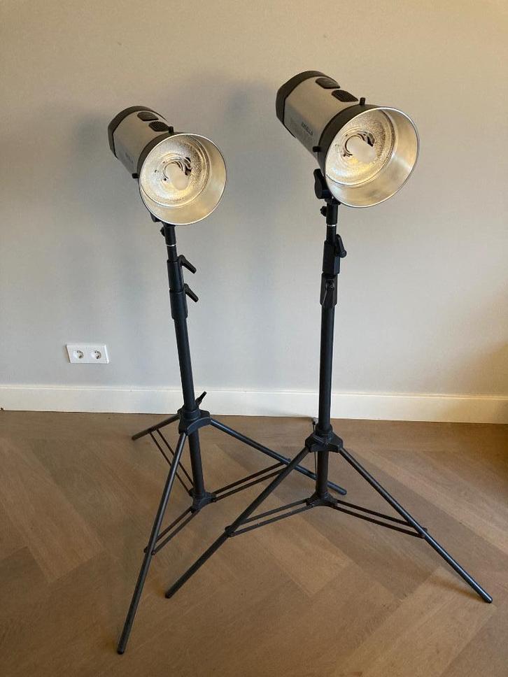 excella prisma 300 krachtige sudioflitsers, Audio, Tv en Foto, Fotografie | Flitsers, Gebruikt, Overige merken, Kantelbaar, Ophalen