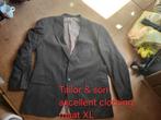 Tailor & son Colbert donkerbruin met streep maat XL €25, Kleding | Heren, Kostuums en Colberts, Ophalen of Verzenden, Zo goed als nieuw