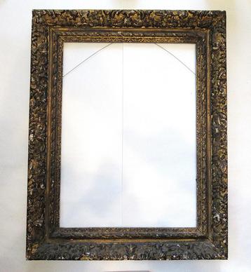 Antieke schilderijlijst, begin van de 19 eeuw, 79 x 63 (cm). beschikbaar voor biedingen