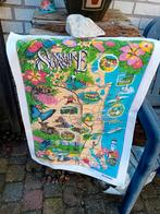 Vintage Theedoek Sunshine Coast Australië set, Ophalen of Verzenden, Gebruikt, Overige kleuren, Theedoek of Handdoek