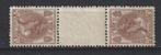 NVPH 61 C Postfris tete beche keerdruk 1924 MET CERTIFICAAT, Verzenden, T/m 1940, Postfris