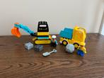 Lego Duplo Truck en Graafmachine, Kinderen en Baby's, Speelgoed | Duplo en Lego, Ophalen, Gebruikt, Complete set, Duplo