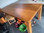 Eiken eettafel, Huis en Inrichting, Tafels | Eettafels, Ophalen, Gebruikt, Eikenhout, 50 tot 100 cm