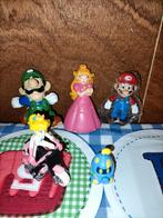5 Mario poppetjes Prinses Peach op brommer, Luigi, Ophalen of Verzenden